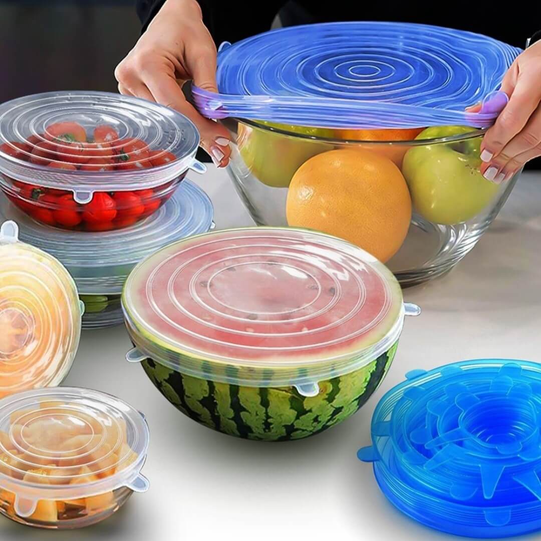 Silicone Food Lids 6pcs