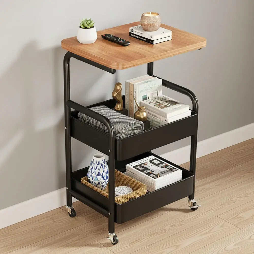 Rolling 3-Layer Table