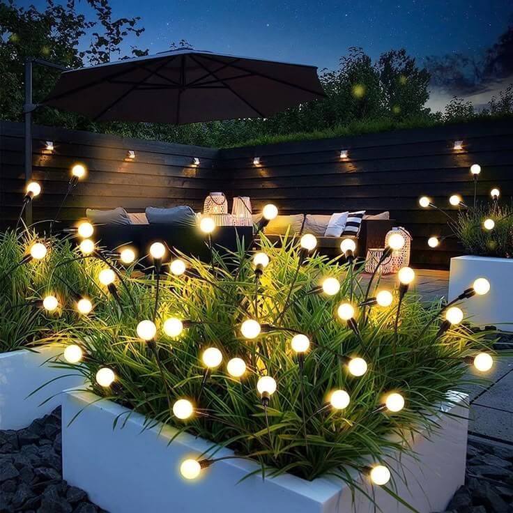 Solar Firefly Lights 2pcs