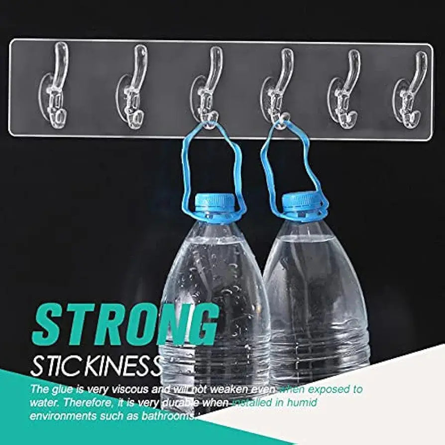 Sticky Silicone Hooks 6 in 1