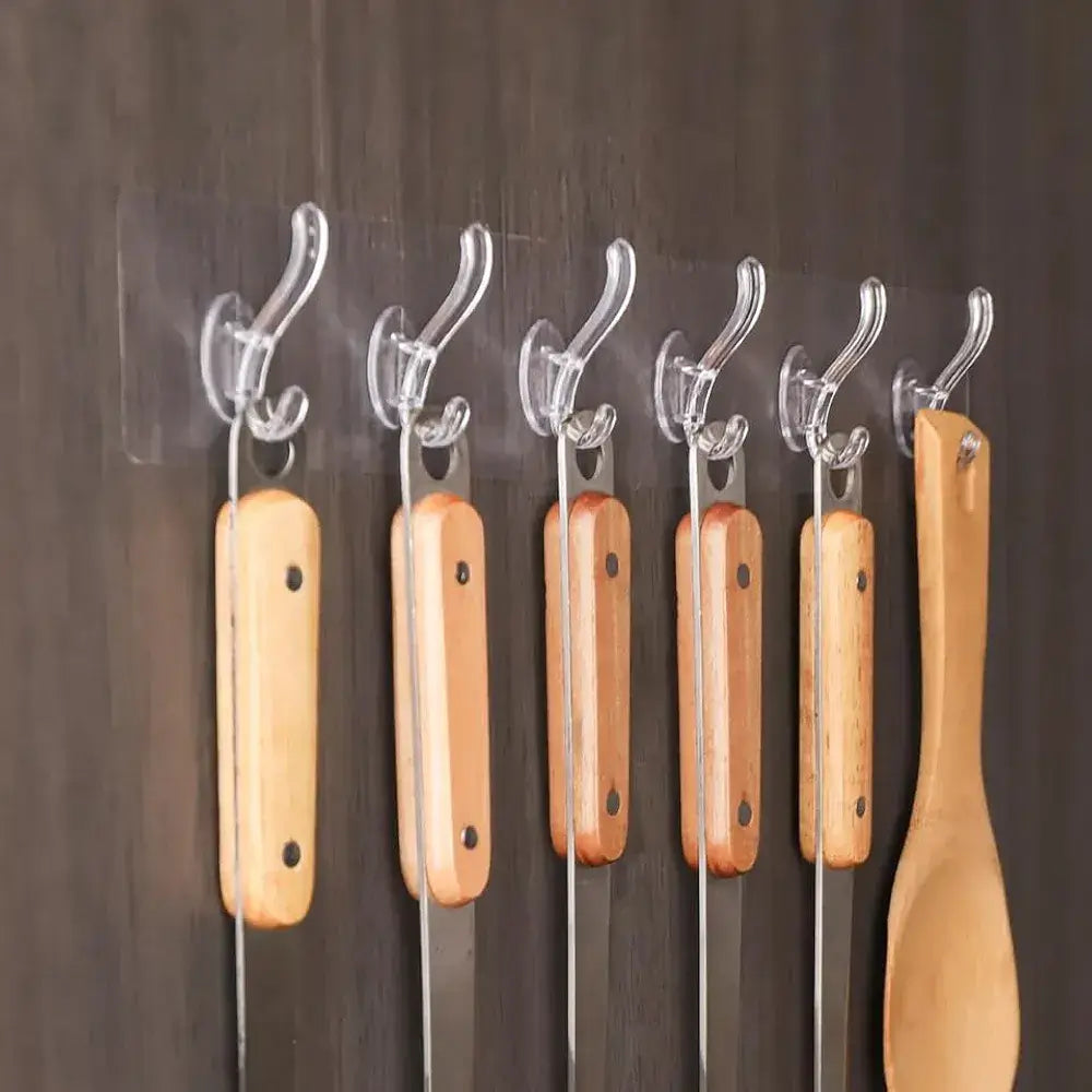 Sticky Silicone Hooks 6 in 1