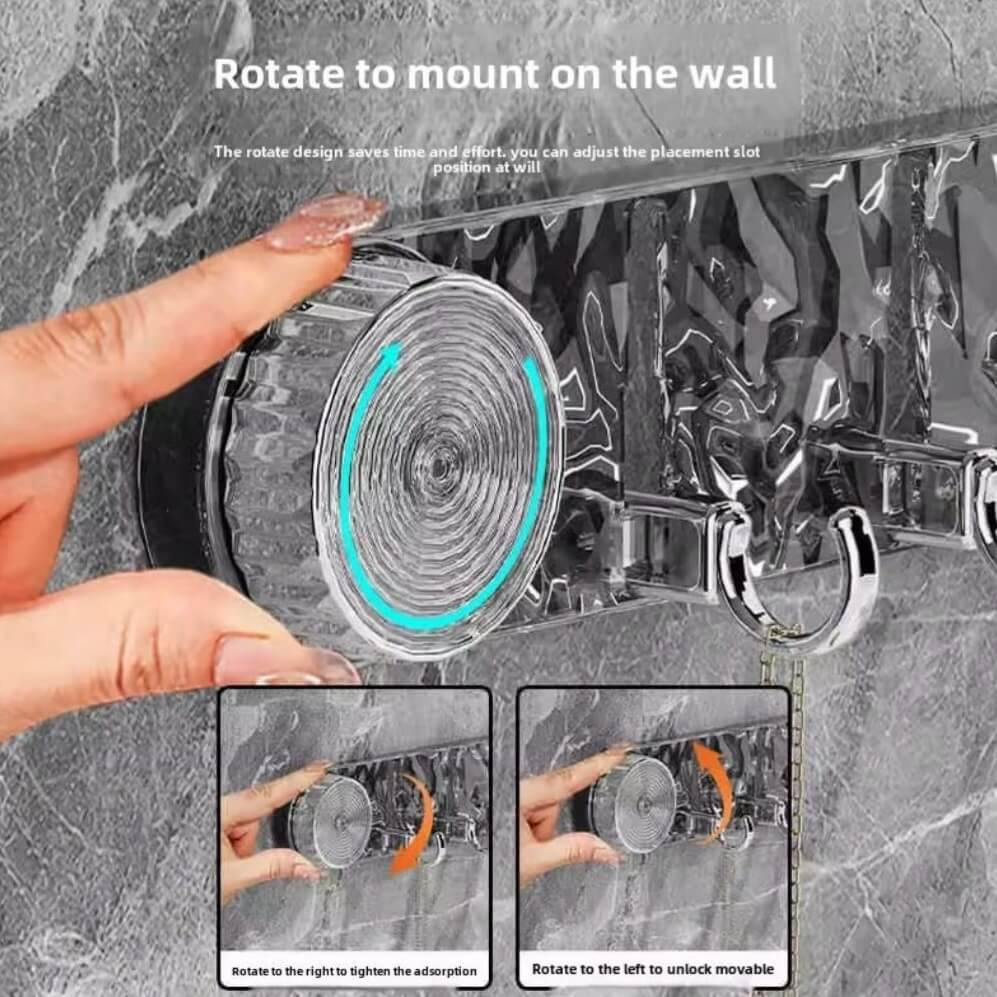 Suction Crystal Hooks 5 in 1