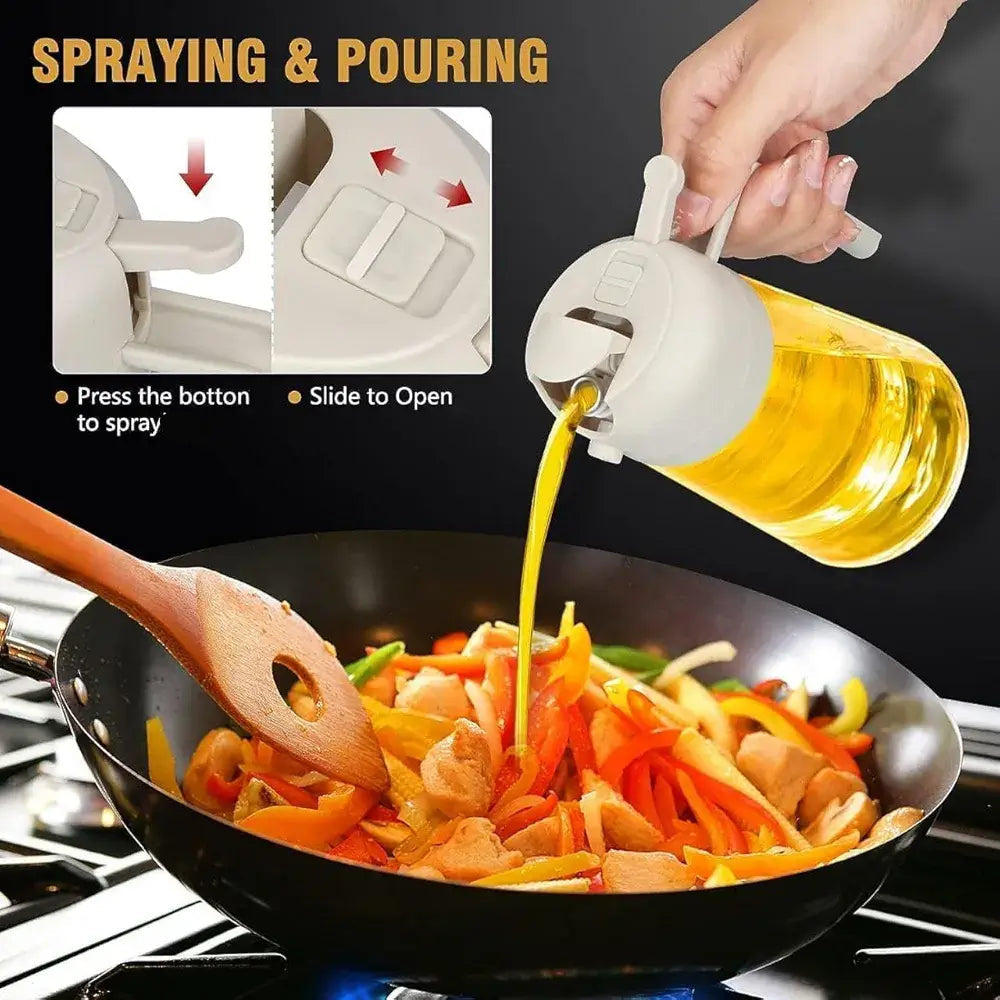 Oil Dispenser & Spray Bottle