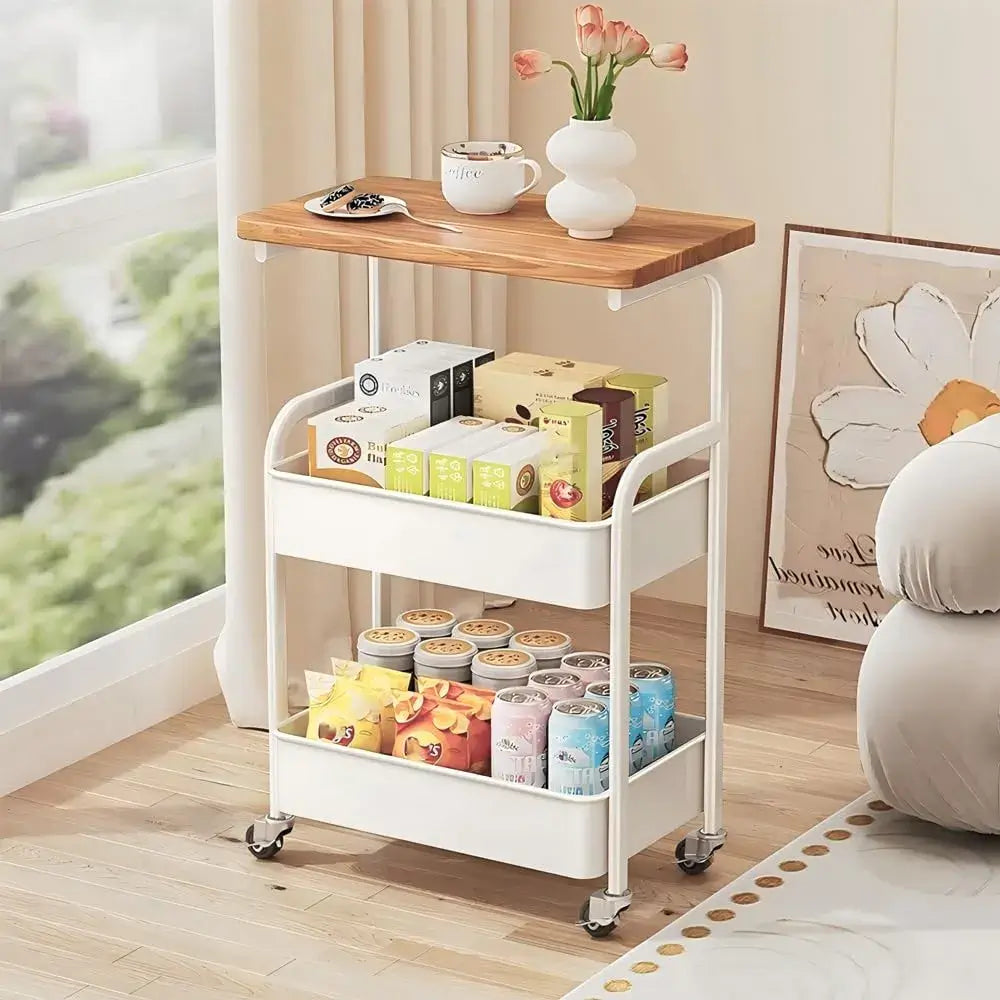 Rolling 3-Layer Table