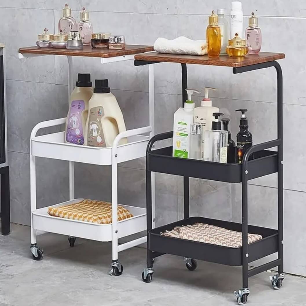 Rolling 3-Layer Table
