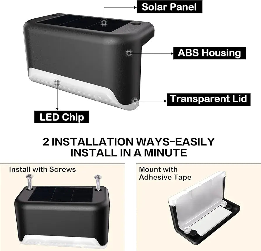 Solar Terrace Lights 4pcs