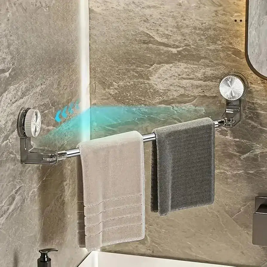 Suction Retractable Rotating Rod