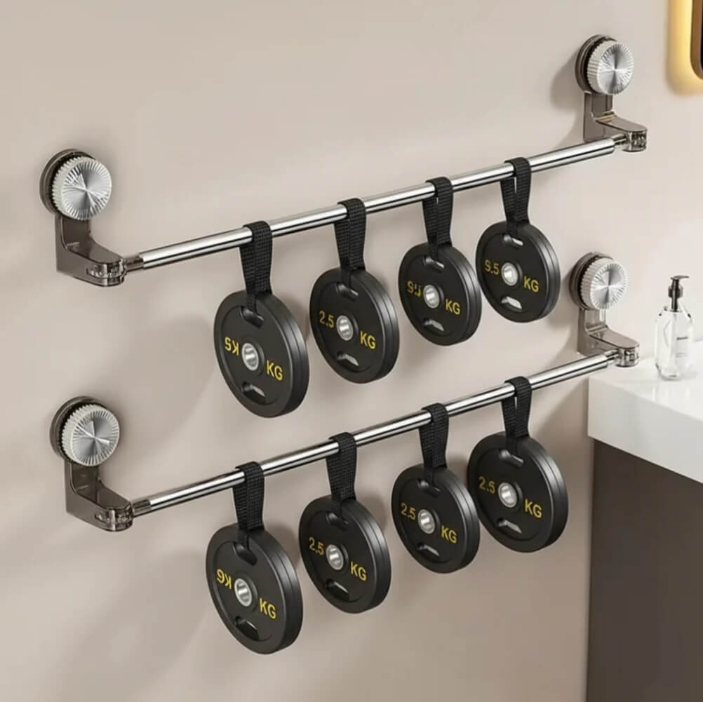 Suction Retractable Rotating Rod