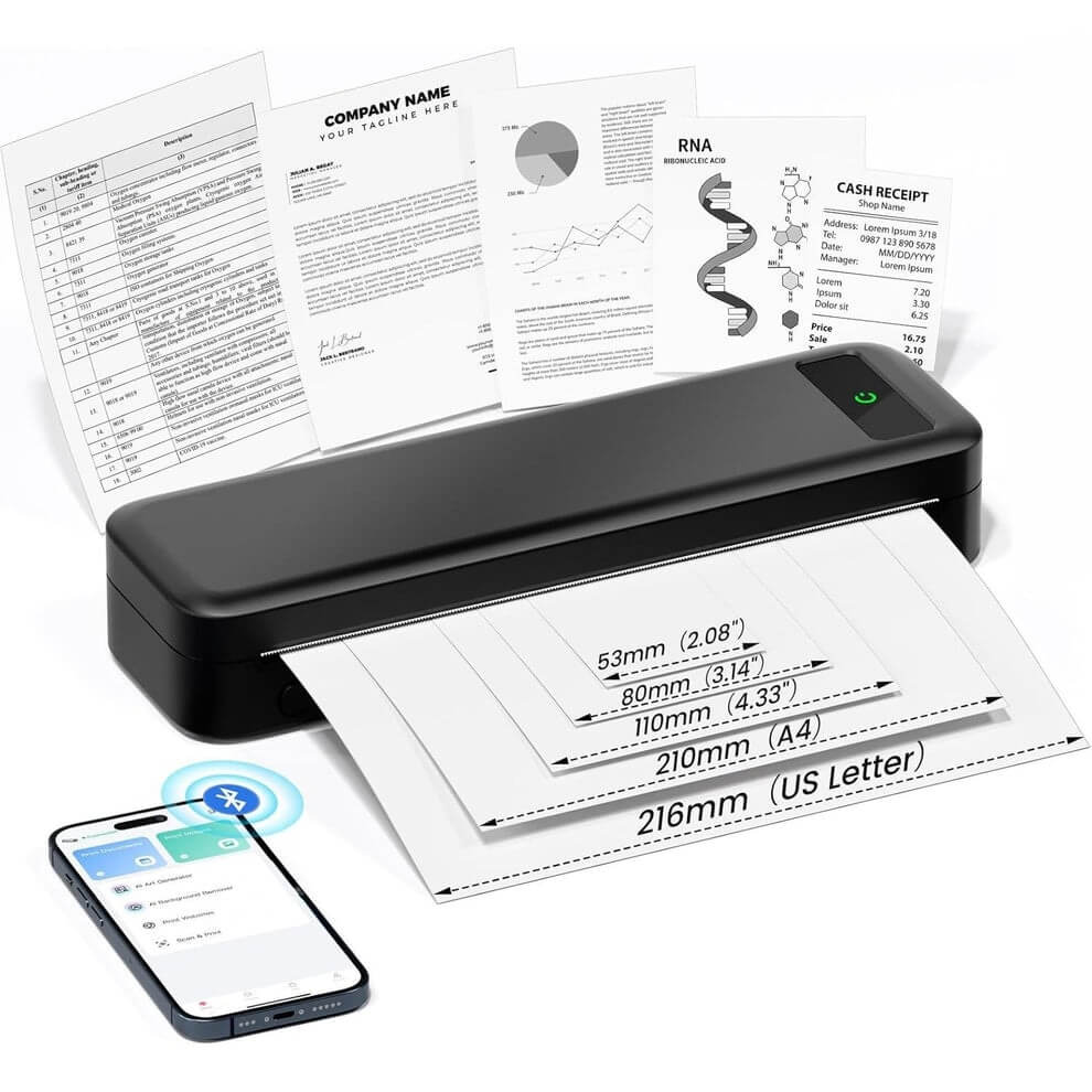 Wireless Thermal A4 Printer