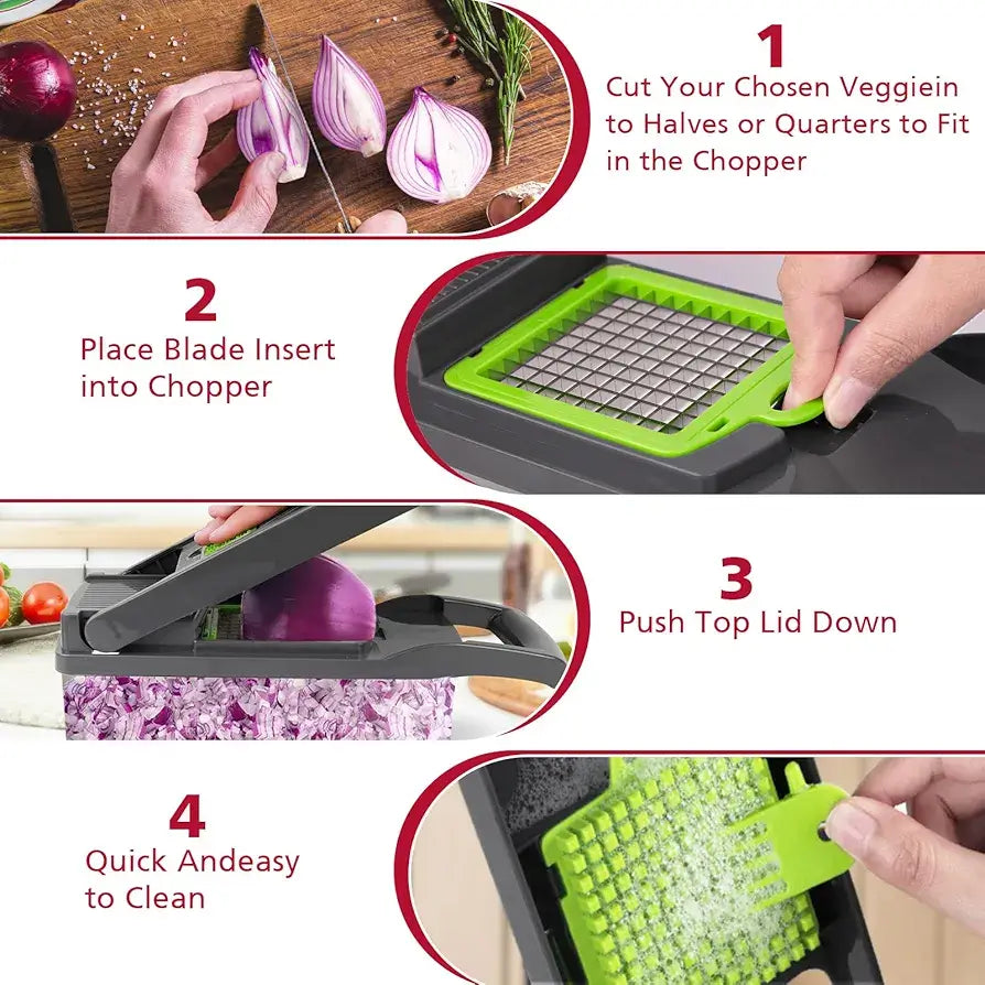 Vegetable Chopper 14-in-1